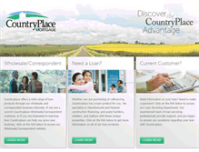 Tablet Screenshot of countryplacemortgage.com